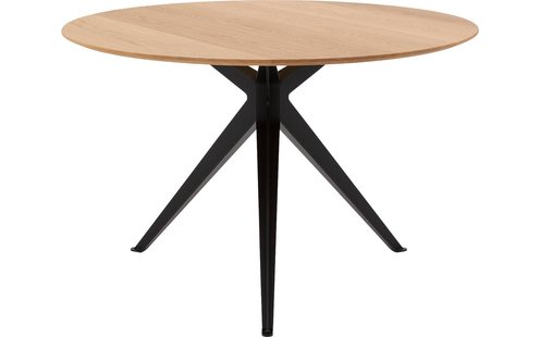 Goossens Excellent Eettafel Uniek, Rond 120 x 120 cm