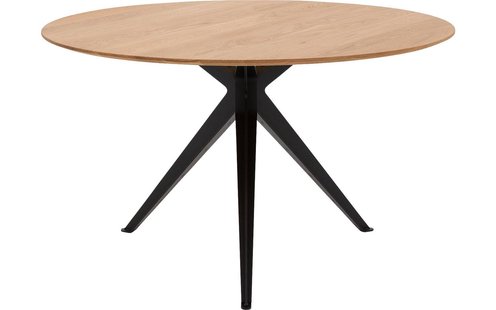 Goossens Excellent Eettafel Uniek, Rond 130 x 130 cm