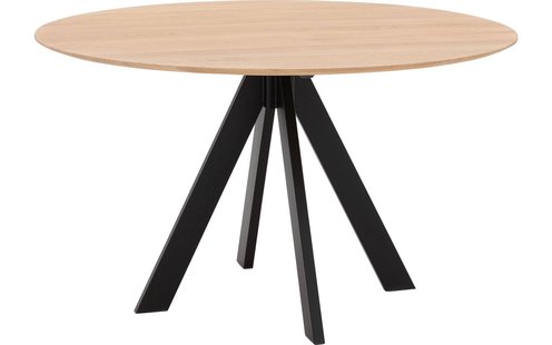 Goossens Excellent Eettafel Uniek, Rond 110 x 110 cm
