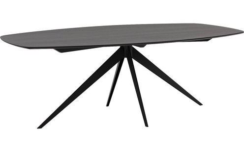 Goossens Excellent Eettafel Uniek, Semi ovaal 240 x 120 cm