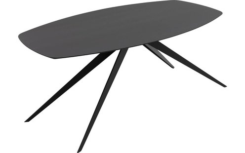 Goossens Excellent Eettafel Uniek, Semi ovaal 180 x 100 cm