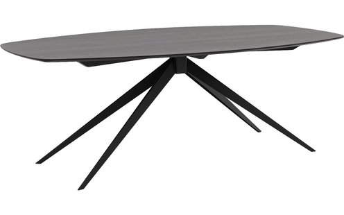 Goossens Excellent Eettafel Uniek, Semi ovaal 220 x 120 cm
