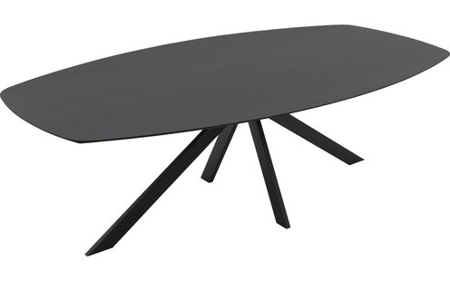 Goossens Excellent Eettafel Uniek, Semi ovaal 240 x 120 cm