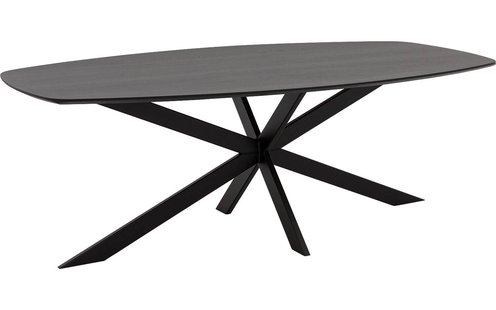 Goossens Excellent Eettafel Uniek, Semi ovaal 180 x 100 cm