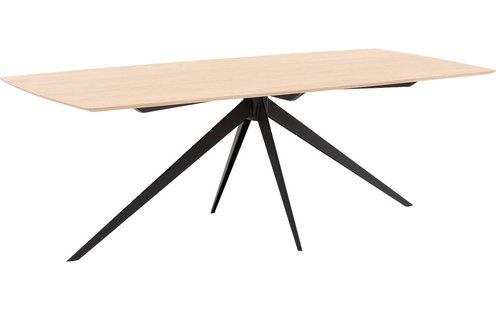 Goossens Excellent Eettafel Uniek, Semi rechthoekig 240 x 100 cm