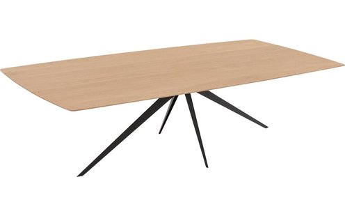 Goossens Excellent Eettafel Uniek, Semi rechthoekig 260 x 100 cm