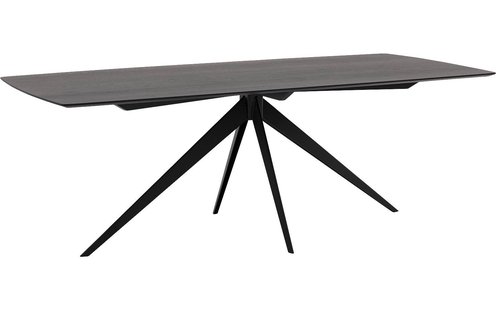 Goossens Excellent Eettafel Uniek, Semi rechthoekig 220 x 100 cm