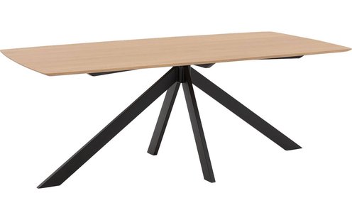Goossens Excellent Eettafel Uniek, Semi rechthoekig 200 x 100 cm