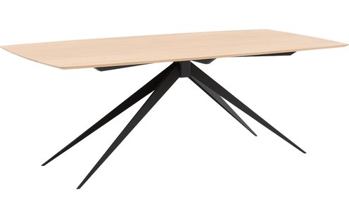 Goossens Excellent Eettafel Uniek, Semi rechthoekig 180 x 100 cm