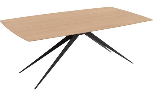 Goossens Excellent Eettafel Uniek, Semi rechthoekig 200 x 100 cm