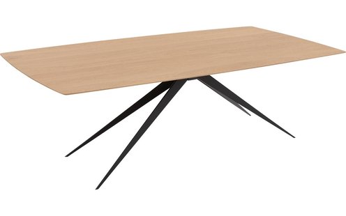 Goossens Excellent Eettafel Uniek, Semi rechthoekig 240 x 100 cm