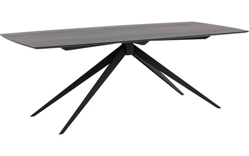 Goossens Excellent Eettafel Uniek, Semi rechthoekig 220 x 100 cm