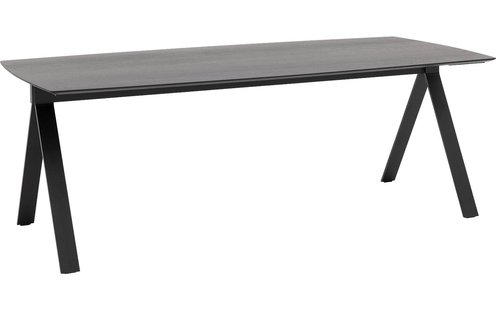 Goossens Excellent Eettafel Uniek, Semi rechthoekig 300 x 100 cm
