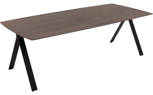 Goossens Excellent Eettafel Uniek, Semi rechthoekig 280 x 100 cm