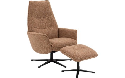 Goossens Relaxstoel Tusla, Relaxfauteuil (incl hocker)