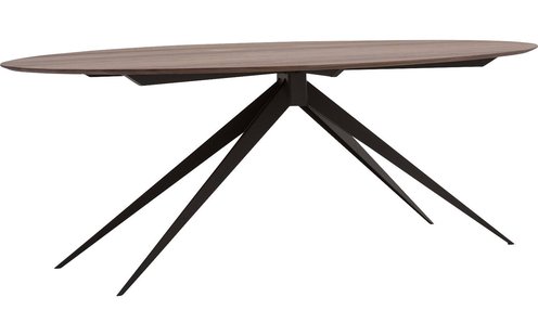 Goossens Excellent Eettafel Uniek, Ovaal 200 x 110 cm