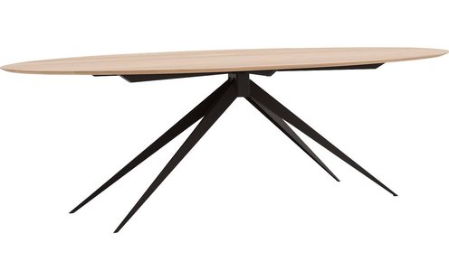 Goossens Excellent Eettafel Uniek, Ovaal 260 x 120 cm