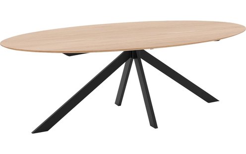 Goossens Excellent Eettafel Uniek, Ovaal 240 x 120 cm