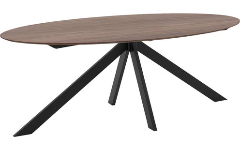 Goossens Excellent Eettafel Uniek, Ovaal 180 x 110 cm