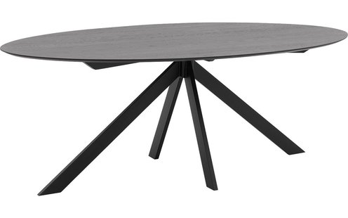 Goossens Excellent Eettafel Uniek, Ovaal 200 x 110 cm