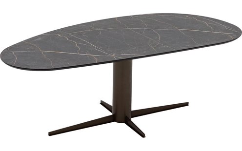 Goossens Eettafel Suzy, Organisch 200 x 100 cm