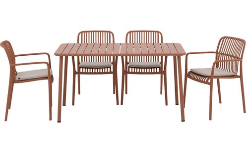 Goossens Tuintafel Verge, Tuintafel 140x70 cm