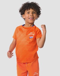 HEMA Kinder T-shirt WK oranje (oranje)
