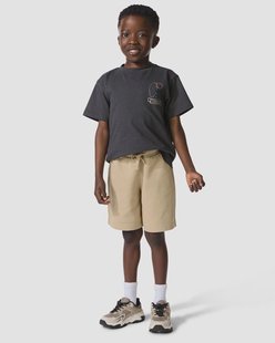 HEMA Kindershort regular fit sweatstof - 2 stuks beige (beige)
