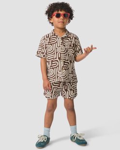 HEMA Kindershort regular fit bruin (bruin)