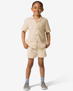 HEMA Kindershort regular fit beige (beige)