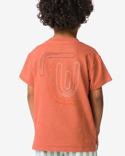 HEMA Kinder T-shirt grafisch lichtbruin (lichtbruin)