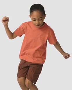 HEMA Kinder T-shirt palm bruin (bruin)