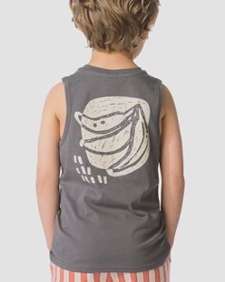 HEMA Kindersinglets bananen - 2 stuks ecru (ecru)