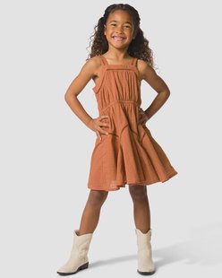 HEMA Kinderjurk A-lijn bruin (bruin)