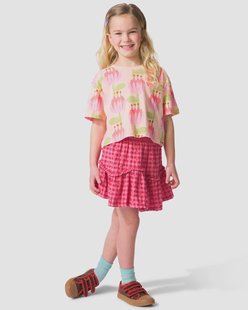 HEMA Kinderrok geborduurd roze (roze)