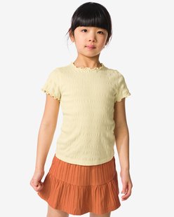 HEMA Kinder T-shirt lichtgeel (lichtgeel)