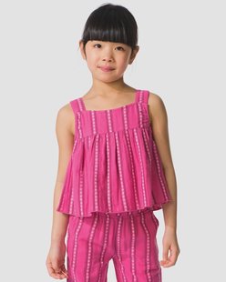 HEMA Kinderblouse strepen donkerroze (donkerroze)