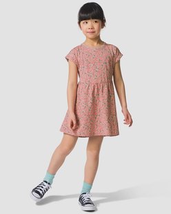 HEMA Kinderjurk A-lijn jersey fruitprint ecru (ecru)