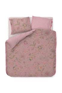 Pip Studio Dekbedovertrekset Mumbai Morning Roze 200x200cm/220cm - Officiële Webshop