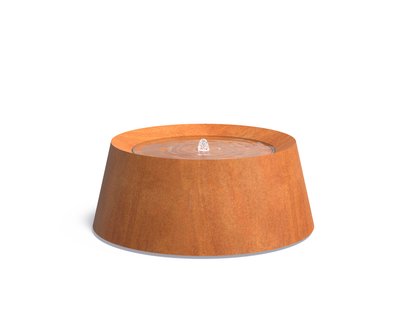 Watertafel COVE cortenstaal 100x40cm.
