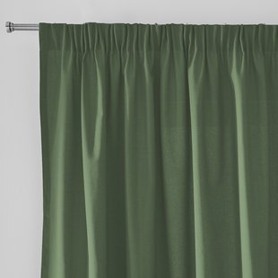 Puur katoenen gordijn, met aangerimpele bies en golf, Scenario