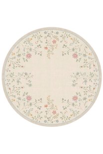 Pip Studio Rond Vloerkleed Campo de Flores by Pip Gebroken Wit 200cm - Officiële Webshop
