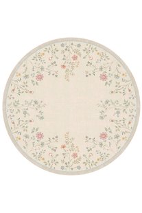Pip Studio Rond Vloerkleed Campo de Flores by Pip Gebroken Wit 160cm - Officiële Webshop