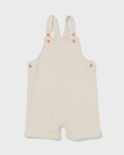 HEMA Babyplaysuit mousseline ecru (ecru)