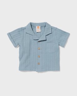 HEMA Newborn blouse jersey blauw (blauw)