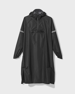 HEMA Regenponcho voor volwassen lichtgewicht waterdicht zwart (zwart)