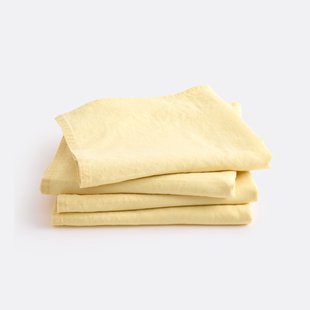 Set van 4 servetten van gewassen linnen Victorine