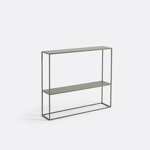 Stalen metalen wandtafel, dubbel blad, Miva
