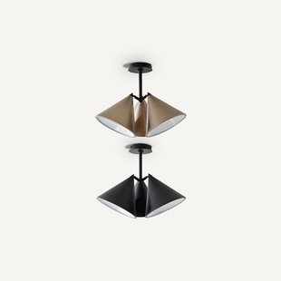 Plafondlamp 3 kegels, Moke