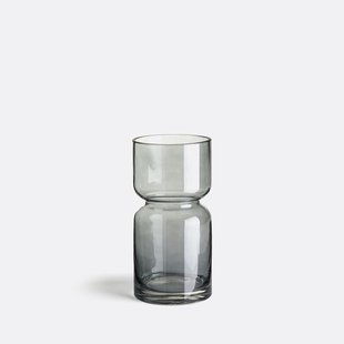 Vaas in smoked glas H22cm, Sinao